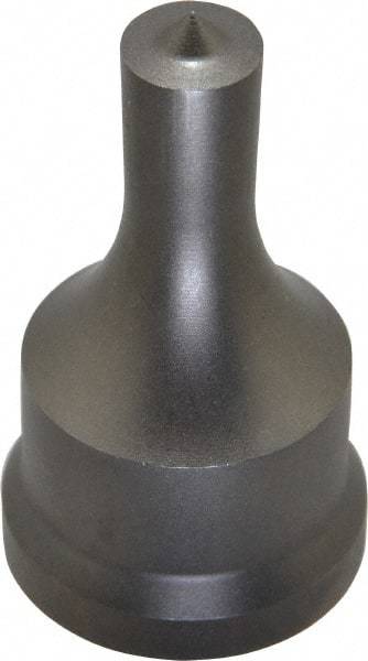 Cleveland Steel Tool - 1/2 Inch Diameter Round Ironworker Punch - 1-7/32 Inch Body Diameter, 1-3/8 Inch Head Diameter, 2-3/8 Inch Overall Length - Industrial Tool & Supply