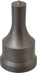 Cleveland Steel Tool - 17/32 Inch Diameter Round Ironworker Punch - 1-7/32 Inch Body Diameter, 1-3/8 Inch Head Diameter, 2-3/8 Inch Overall Length - Industrial Tool & Supply
