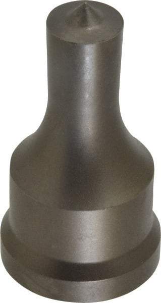 Cleveland Steel Tool - 5/8 Inch Diameter Round Ironworker Punch - 1-7/32 Inch Body Diameter, 1-3/8 Inch Head Diameter, 2-3/8 Inch Overall Length - Industrial Tool & Supply