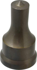 Cleveland Steel Tool - 21/32 Inch Diameter Round Ironworker Punch - 1-7/32 Inch Body Diameter, 1-3/8 Inch Head Diameter, 2-3/8 Inch Overall Length - Industrial Tool & Supply