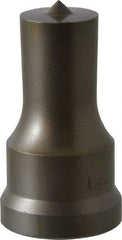 Cleveland Steel Tool - 7/8 Inch Diameter Round Ironworker Punch - 1-7/32 Inch Body Diameter, 1-3/8 Inch Head Diameter, 2-3/8 Inch Overall Length - Industrial Tool & Supply