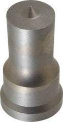 Cleveland Steel Tool - 1 Inch Diameter Round Ironworker Punch - 1-7/32 Inch Body Diameter, 1-3/8 Inch Head Diameter, 2-3/8 Inch Overall Length - Industrial Tool & Supply