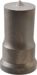 Cleveland Steel Tool - 1-1/8 Inch Diameter Round Ironworker Punch - 1-7/32 Inch Body Diameter, 1-3/8 Inch Head Diameter, 2-3/8 Inch Overall Length - Industrial Tool & Supply