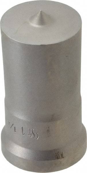 Cleveland Steel Tool - 1-1/4 Inch Diameter Round Ironworker Punch - 1-7/32 Inch Body Diameter, 1-3/8 Inch Head Diameter, 2-3/8 Inch Overall Length - Industrial Tool & Supply