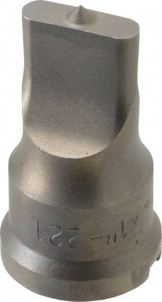 Cleveland Steel Tool - 5/16 Inch Wide Oblong Ironworker Punch - 1-7/32 Inch Body Diameter, 1-3/8 Inch Head Diameter, 2-3/8 Inch Overall Length - Industrial Tool & Supply