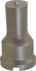 Cleveland Steel Tool - 13/16 Inch Wide Oblong Ironworker Punch - 1-7/32 Inch Body Diameter, 1-3/8 Inch Head Diameter, 2-3/8 Inch Overall Length - Industrial Tool & Supply