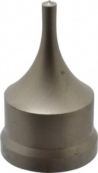 Cleveland Steel Tool - 1/4 Inch Diameter Round Ironworker Punch - 1-17/32 Inch Body Diameter, 1-11/16 Inch Head Diameter, 2-11/16 Inch Overall Length - Industrial Tool & Supply