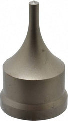 Cleveland Steel Tool - 1/4 Inch Diameter Round Ironworker Punch - 1-17/32 Inch Body Diameter, 1-11/16 Inch Head Diameter, 2-11/16 Inch Overall Length - Industrial Tool & Supply