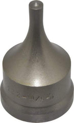 Cleveland Steel Tool - 5/16 Inch Diameter Round Ironworker Punch - 1-17/32 Inch Body Diameter, 1-11/16 Inch Head Diameter, 2-11/16 Inch Overall Length - Industrial Tool & Supply