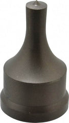 Cleveland Steel Tool - 1/2 Inch Diameter Round Ironworker Punch - 1-17/32 Inch Body Diameter, 1-11/16 Inch Head Diameter, 2-11/16 Inch Overall Length - Industrial Tool & Supply
