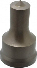 Cleveland Steel Tool - 7/8 Inch Diameter Round Ironworker Punch - 1-17/32 Inch Body Diameter, 1-11/16 Inch Head Diameter, 2-11/16 Inch Overall Length - Industrial Tool & Supply