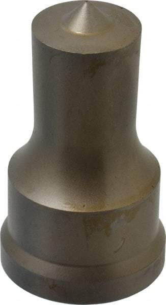 Cleveland Steel Tool - 1-1/16 Inch Diameter Round Ironworker Punch - 1-17/32 Inch Body Diameter, 1-11/16 Inch Head Diameter, 2-11/16 Inch Overall Length - Industrial Tool & Supply