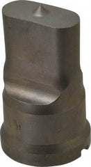 Cleveland Steel Tool - 11/16 Inch Wide Oblong Ironworker Punch - 1-17/32 Inch Body Diameter, 1-11/16 Inch Head Diameter, 2-11/16 Inch Overall Length - Industrial Tool & Supply