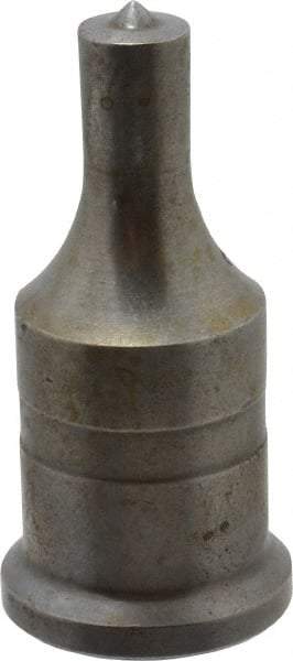 Cleveland Steel Tool - 7/16 Inch Diameter Round Ironworker Punch - 1 Inch Body Diameter, 1-3/16 Inch Head Diameter, 2-7/16 Inch Overall Length - Industrial Tool & Supply