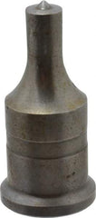 Cleveland Steel Tool - 7/16 Inch Diameter Round Ironworker Punch - 1 Inch Body Diameter, 1-3/16 Inch Head Diameter, 2-7/16 Inch Overall Length - Industrial Tool & Supply