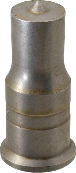 Cleveland Steel Tool - 13/16 Inch Diameter Round Ironworker Punch - 1 Inch Body Diameter, 1-3/16 Inch Head Diameter, 2-7/16 Inch Overall Length - Industrial Tool & Supply