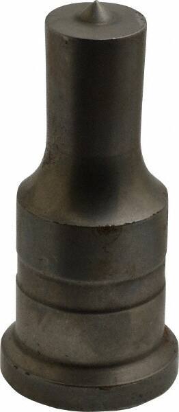 Cleveland Steel Tool - 13/16 Inch Diameter Round Ironworker Punch - 1-1/4 Inch Body Diameter, 1-1/2 Inch Head Diameter, 3-1/8 Inch Overall Length - Industrial Tool & Supply