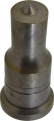 Cleveland Steel Tool - 15/16 Inch Diameter Round Ironworker Punch - 1-1/4 Inch Body Diameter, 1-1/2 Inch Head Diameter, 3-1/8 Inch Overall Length - Industrial Tool & Supply