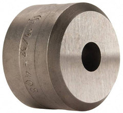 Cleveland Steel Tool - 13/32 Inch Diameter Round Ironworker Die - 1-1/2 Inch Head Diameter, 1 Inch Head Height - Industrial Tool & Supply