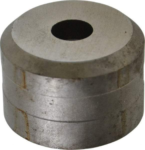 Cleveland Steel Tool - 7/16 Inch Diameter Round Ironworker Die - 1-1/2 Inch Head Diameter, 1 Inch Head Height - Industrial Tool & Supply