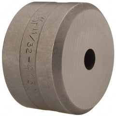 Cleveland Steel Tool - 11/32 Inch Diameter Round Ironworker Die - 1-13/16 Inch Head Diameter, 1-1/8 Inch Head Height - Industrial Tool & Supply