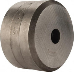 Cleveland Steel Tool - 3/8 Inch Diameter Round Ironworker Die - 1-13/16 Inch Head Diameter, 1-1/8 Inch Head Height - Industrial Tool & Supply