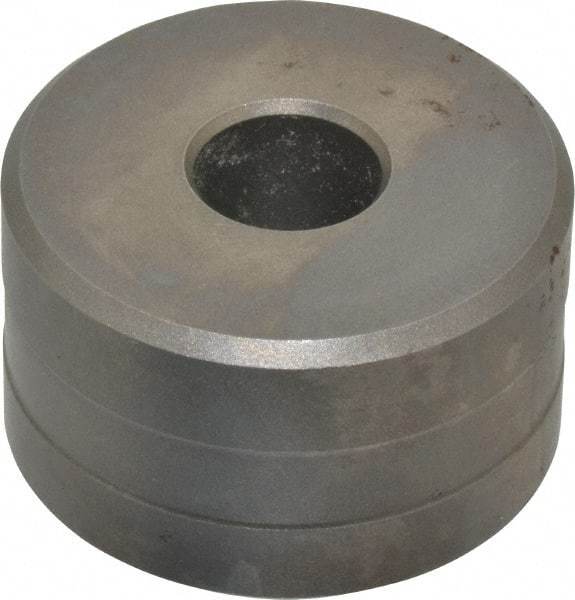 Cleveland Steel Tool - 15/32 Inch Diameter Round Ironworker Die - 1-13/16 Inch Head Diameter, 1-1/8 Inch Head Height - Industrial Tool & Supply