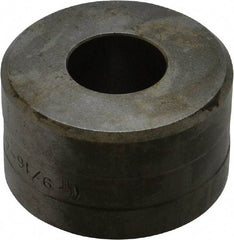 Cleveland Steel Tool - 9/16 Inch Diameter Round Ironworker Die - 1-13/16 Inch Head Diameter, 1-1/8 Inch Head Height - Industrial Tool & Supply