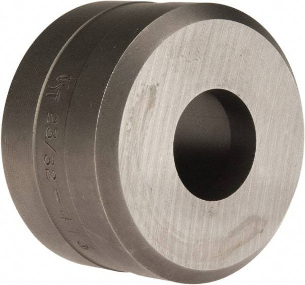 Cleveland Steel Tool - 23/32 Inch Diameter Round Ironworker Die - 1-13/16 Inch Head Diameter, 1-1/8 Inch Head Height - Industrial Tool & Supply
