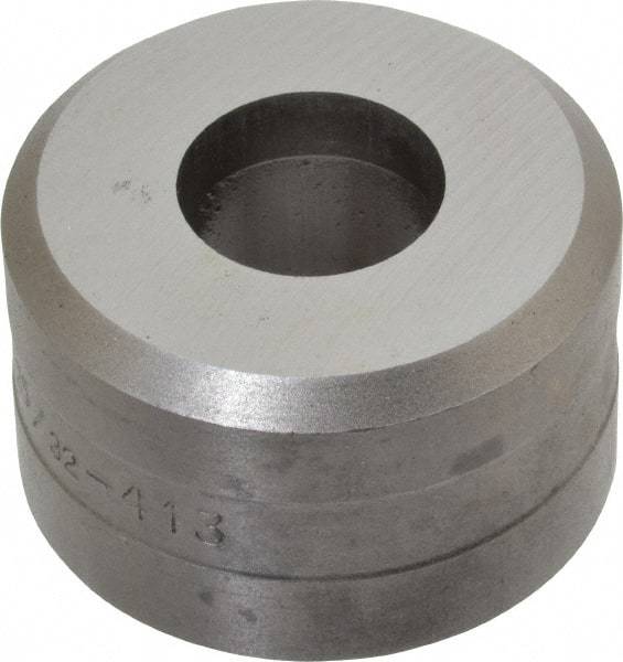 Cleveland Steel Tool - 25/32 Inch Diameter Round Ironworker Die - 1-13/16 Inch Head Diameter, 1-1/8 Inch Head Height - Industrial Tool & Supply