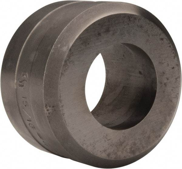 Cleveland Steel Tool - 15/16 Inch Diameter Round Ironworker Die - 1-13/16 Inch Head Diameter, 1-1/8 Inch Head Height - Industrial Tool & Supply