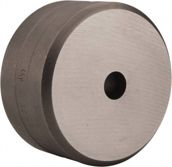 Cleveland Steel Tool - 13/32 Inch Diameter Round Ironworker Die - 2-3/8 Inch Head Diameter, 1-1/4 Inch Head Height - Industrial Tool & Supply