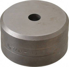 Cleveland Steel Tool - 7/16 Inch Diameter Round Ironworker Die - 2-3/8 Inch Head Diameter, 1-1/4 Inch Head Height - Industrial Tool & Supply