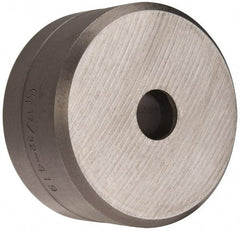 Cleveland Steel Tool - 17/32 Inch Diameter Round Ironworker Die - 2-3/8 Inch Head Diameter, 1-1/4 Inch Head Height - Industrial Tool & Supply