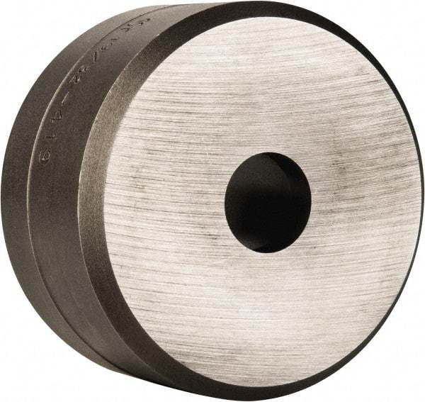 Cleveland Steel Tool - 19/32 Inch Diameter Round Ironworker Die - 2-3/8 Inch Head Diameter, 1-1/4 Inch Head Height - Industrial Tool & Supply