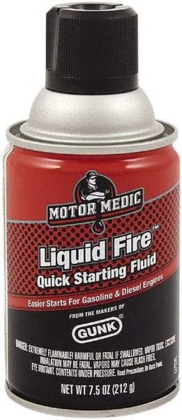 Motor Medic - Starting Fluid - 13.5 oz Aerosol Can - Industrial Tool & Supply