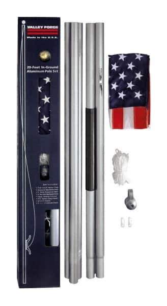 Valley Forge Flag Co - Flag Poles & Kits Type: Flag & Pole Kit Mounting: Portable - Industrial Tool & Supply