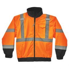 8379 L ORANGE LINED BOMBER JACKET - Industrial Tool & Supply