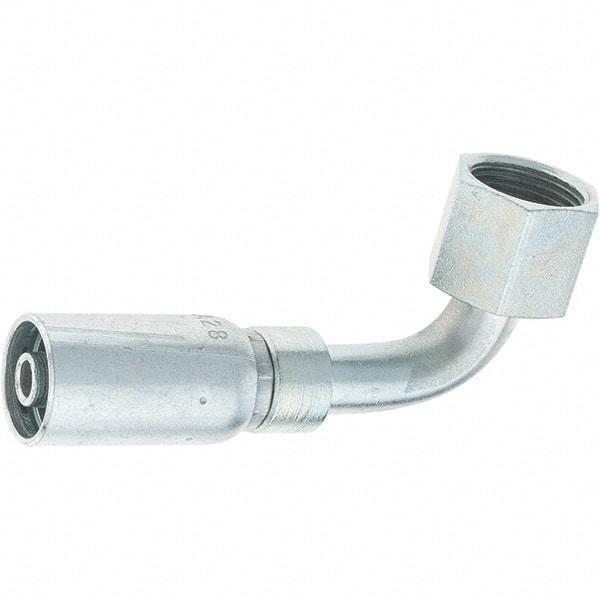 Eaton - Steel Hydraulic Hose Swivel - -6 Hose Size, 3/8" Hose Diam - Industrial Tool & Supply