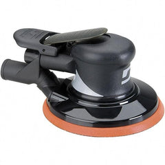 Dynabrade - 12,000 OPM, 18 CFM Air Consumption, Palm Air Orbital Sander - Round Pad, 1/4 NPT Inlet - Industrial Tool & Supply