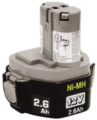 Makita - 12 Volt NiMH Power Tool Battery - 2.6 Ahr Capacity, 1 hr Charge Time, Series Mforce - Industrial Tool & Supply