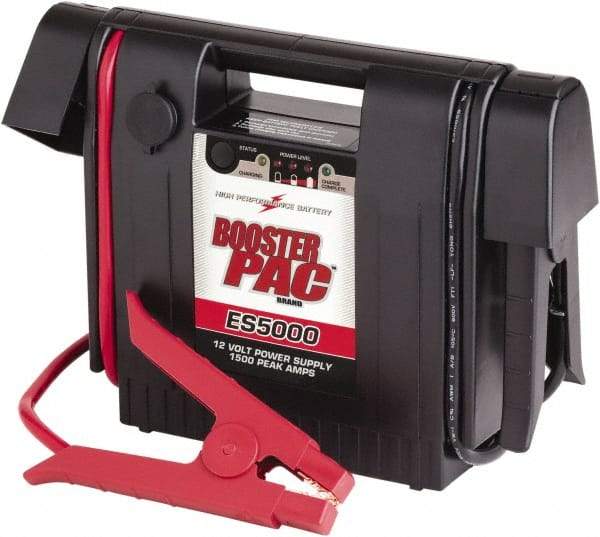Solar - 12 VDC Jump Starter - 1,500 Peak Amps/400 Crank Amps - Industrial Tool & Supply