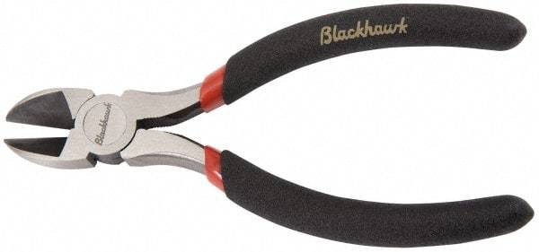 Blackhawk by Proto - 6-1/2" OAL, 10 AWG Capacity, Diagonal Cutter - 13/16" Jaw Length x 7/8" Jaw Width, Cushion Grip Handle - Industrial Tool & Supply