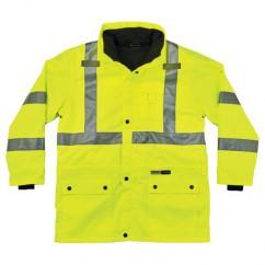 8385 L LIME 4-IN-1 JACKET - Industrial Tool & Supply