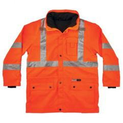 8385 L ORANGE 4-IN-1 JACKET - Industrial Tool & Supply