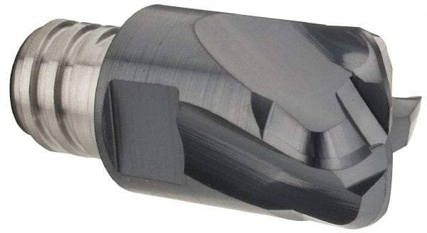 Iscar - MM EFF Grade IC903 Carbide End Milling Tip Insert - AlTiN Finish, 4 Flutes, 12mm Cutting Diam, 0.6mm Depth of Cut, 16.5mm Extension, 0.0972" Cnr Rad - Industrial Tool & Supply