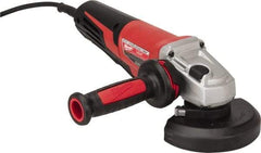 Milwaukee Tool - 5" Wheel Diam, 11,000 RPM, Corded Angle & Disc Grinder - 5/8-11 Spindle, 120 Volts, 13 Amps - Industrial Tool & Supply