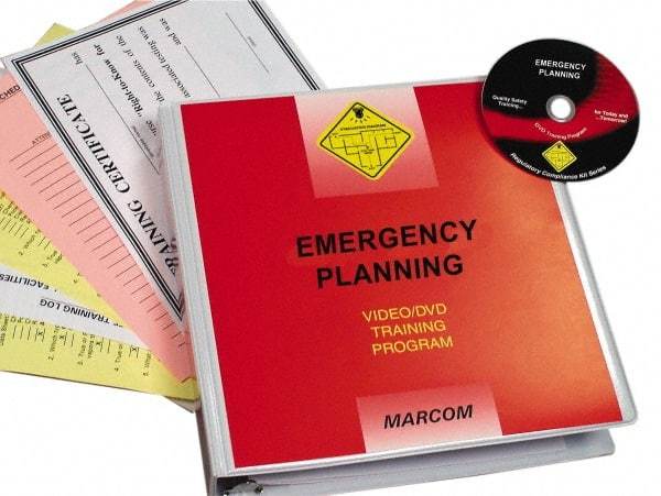 Marcom - Emergency Planning, Multimedia Training Kit - DVD, English - Industrial Tool & Supply