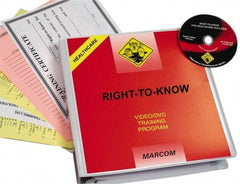 Marcom - Right to Know for Healthcare Facilities, Multimedia Training Kit - 21 Minute Run Time DVD, English and Spanish - Industrial Tool & Supply