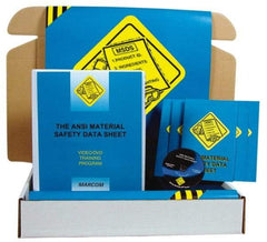 Marcom - The ANSI Material Safety Data Sheet, Multimedia Training Kit - 13 Minute Run Time DVD, English and Spanish - Industrial Tool & Supply